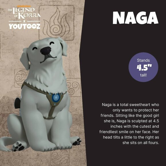 Youtooz Naga 4.5" Vinyl Figure from Legend of Korra - Picture 5 of 11
